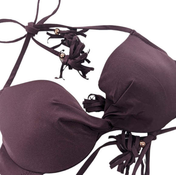 H&M Burgundy Bikini Swim Top 👙✨ - Picture 5 of 5